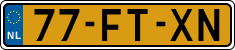 License plate of the Netherlands, Cars