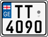 License plate of Georgia, Motorcycles (2014)