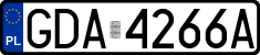 License plates of Poland, Regular car plates