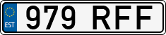 License plate of Estonia, Regular car plates