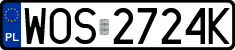 License plates of Poland, Regular car plates