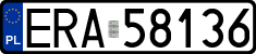 License plates of Poland, Regular car plates