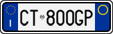 License plate of Italy, Cars (1994 year series)