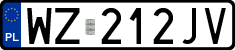 License plates of Poland, Regular car plates