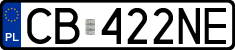 License plates of Poland, Regular car plates