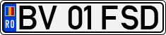 License plate of Romania, Regular plates