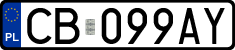 License plates of Poland, Regular car plates
