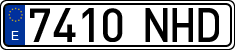 License plates of Spain, Ordinary (2000)