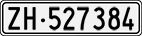 License plate of Switzerland, Cars