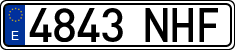 License plates of Spain, Ordinary (2000)