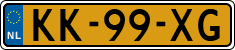 License plate of the Netherlands, Cars