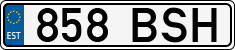 License plate of Estonia, Regular car plates
