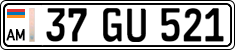 License plate of Armenia, Private owners