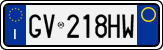 License plate of Italy, Cars (1994 year series)
