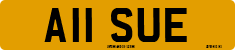 License plate of the United Kingdom, 1983 year system
