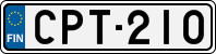 License plate of Finland, Cars