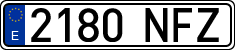 License plates of Spain, Ordinary (2000)