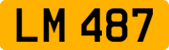 License plate of Luxembourg, 1978 year system