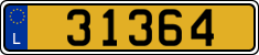 License plate of Luxembourg, Vanity Plates