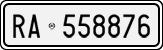 License plate of Italy, Cars (1927 year series)