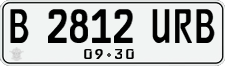 License plate of Indonesia, Regular plates