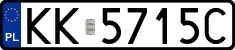 License plates of Poland, Regular car plates
