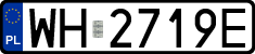 License plates of Poland, Regular car plates