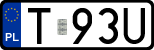 License plates of Poland, Regular car plates