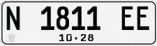 License plate of Indonesia, Regular plates