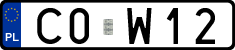 License plates of Poland, Vanity Plates