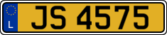 License plate of Luxembourg, 2003 year system