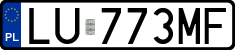 License plates of Poland, Regular car plates