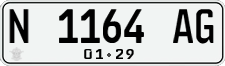 License plate of Indonesia, Regular plates