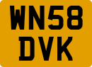License plate of the United Kingdom, 2001 year system
