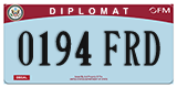 Federal license plates, Diplomatic (United Nations)