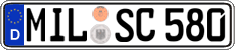 German license plate, Regular plates
