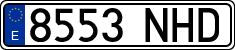 License plates of Spain, Ordinary (2000)