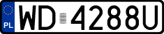License plates of Poland, Regular car plates