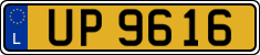 License plate of Luxembourg, 2003 year system