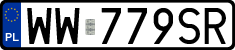 License plates of Poland, Regular car plates