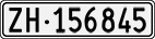 License plate of Switzerland, Cars