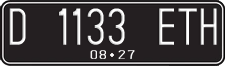 License plate of Indonesia, Regular plates