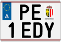 License plate of Austria, Regular plates