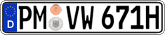 German license plate, Plates for oldtimers (type 
