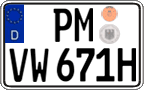 German license plate, Plates for oldtimers (type 