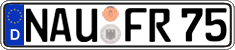 German license plate, Regular plates