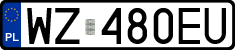 License plates of Poland, Regular car plates