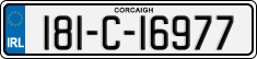 License plate of Ireland, Regular plates