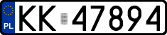 License plates of Poland, Regular car plates