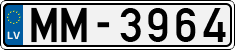 License plate of Latvia, Regular car plates